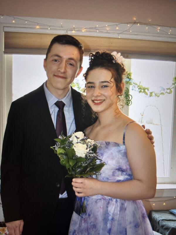 Dylan and Isabella at their first dance